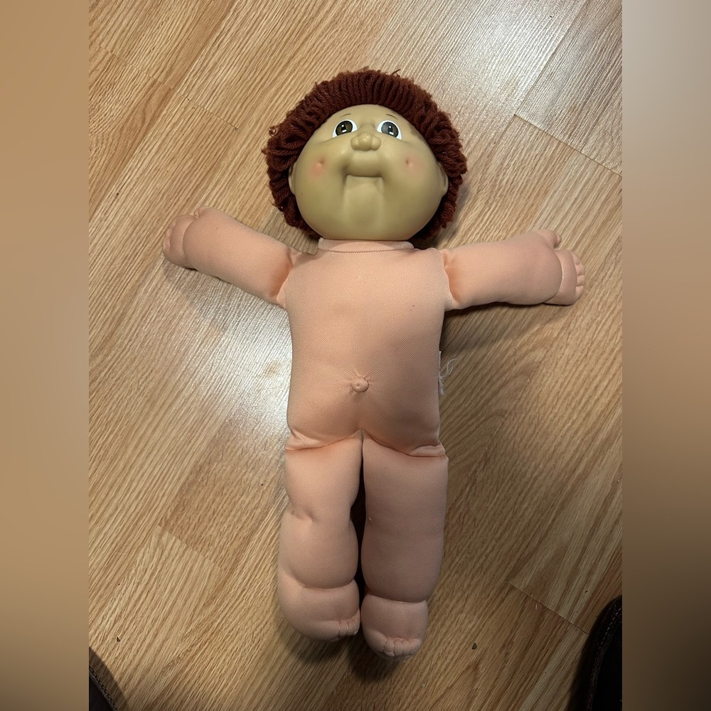 VTG 1985 Cabbage Patch Kids Boy Red Loop Hair Brown Eyes 2 Dimples HM 2